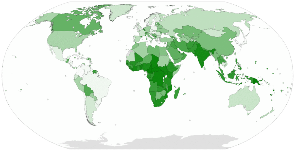 A world map