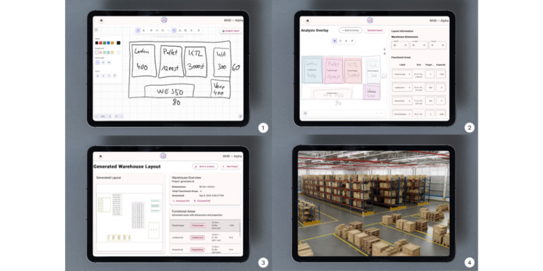 From Sketch to Smart Warehouse Layout: AI-Driven Design
