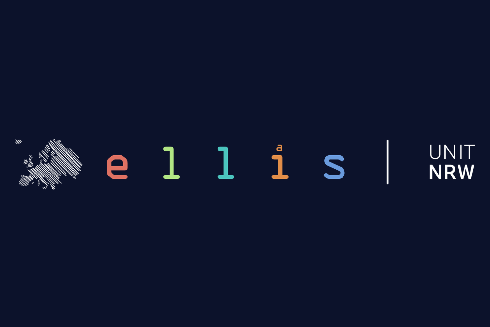 Logo of newly approved ELLIS Unit NRW, part of the European AI research network ELLIS.