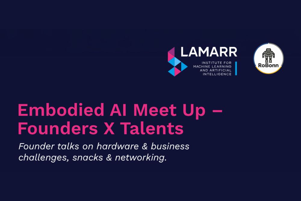 LAMARR Events EmbodiedAI Meetup - Lamarr Institute for Machine Learning (ML) and Artificial Intelligence (AI)