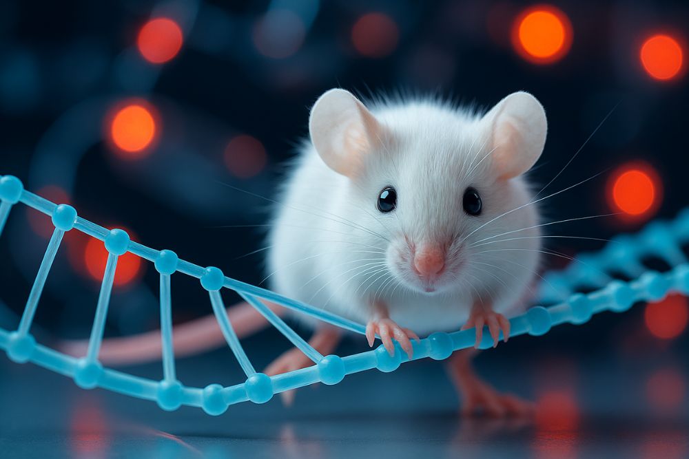 Mouse and DNA strand